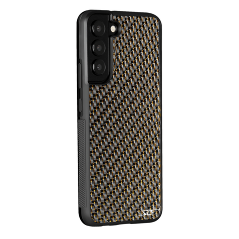 Samsung | Gold Laced Real Carbon Fiber Phone Case | CLASSIC Series